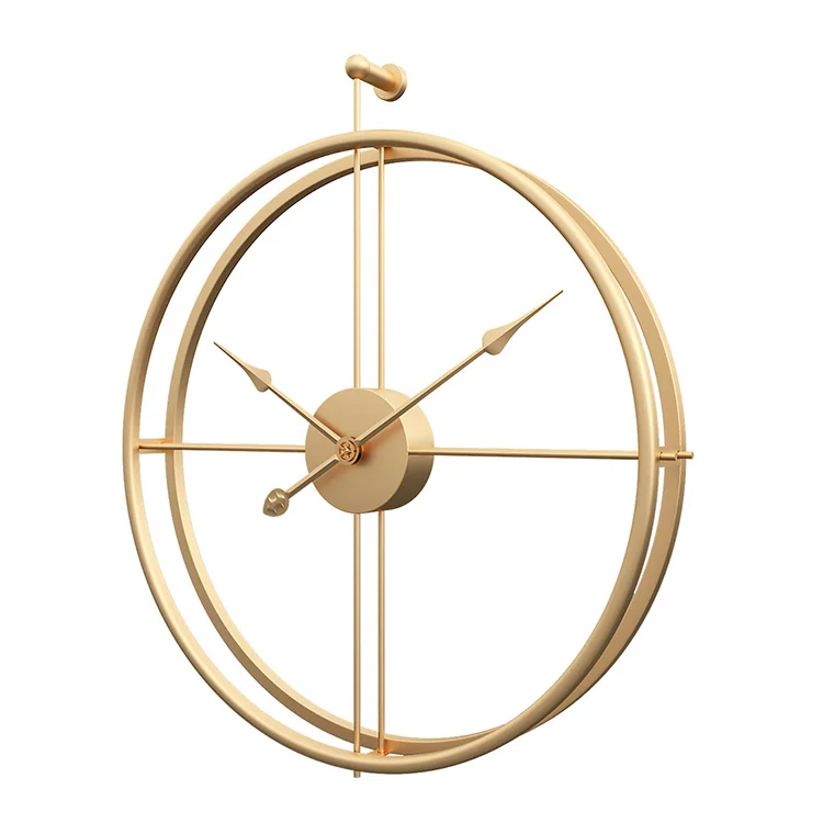 Wholesale Custom Specifications High Quality Household Simple Bedroom European American Pointer Wall Clocks