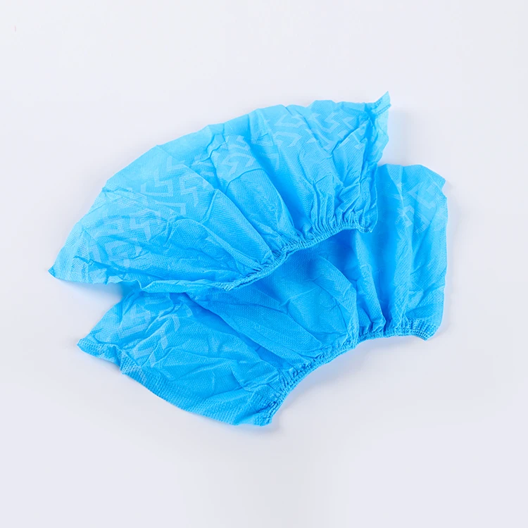 Wholesale Disposable protective anti-slip Non Woven clean room industry salon Shoe Cover