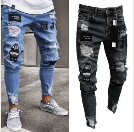 
Hot seller wholesale jeans High quality man jeans branded ripped mens jeans man denim 