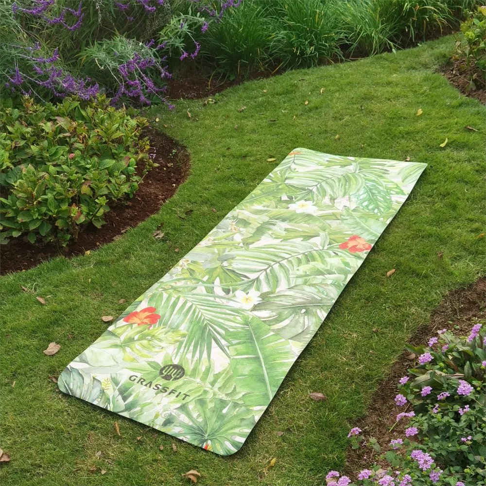 Eco friendly designer Non Slip Exercise Fitness customized printing 6mm Tpe Yoga Mat Pilates custom yoga mat for meditation yoga