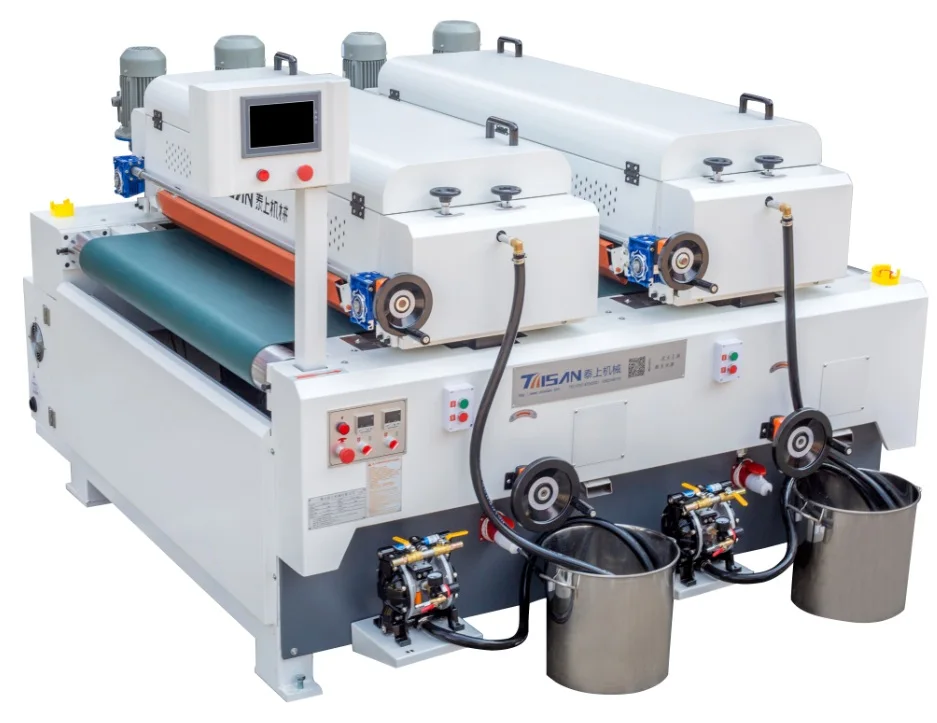 Full Precision automatic MDF Furniture panel wood panel UV Coating machine  roller coating Machine