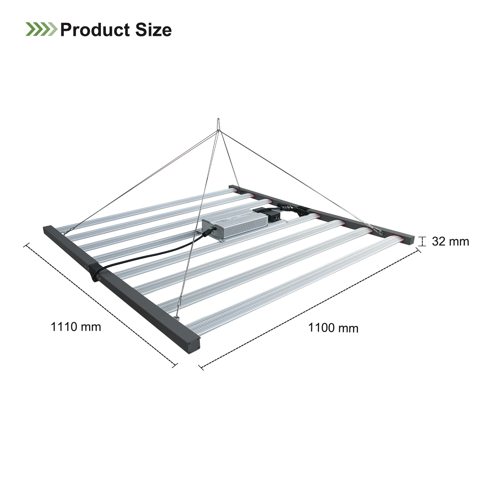 
LM301B Full Spectrum Grow Light 640W High Power Plant 8 Bars UV Dimmable Hydroponics lm301H Cob LED Grow Light 