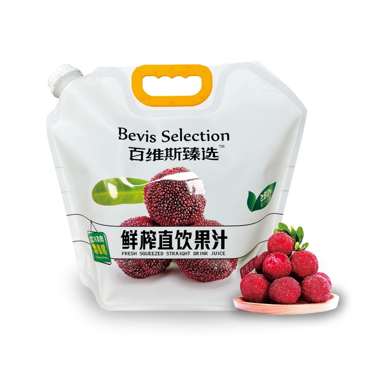 Large stand up transparent bag pouch spout plastic bags folded water bag camping water Pouch liquid stand up pouch with spout