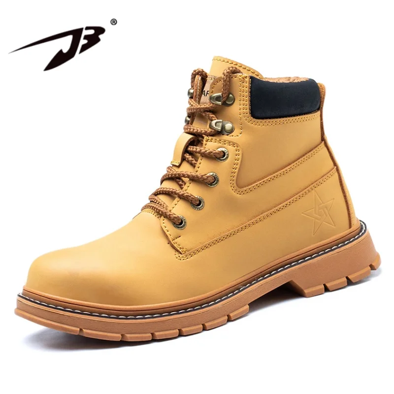 Industrial work woodland steel toe  men security safty safety shoes boots for with working mens in spring and summer