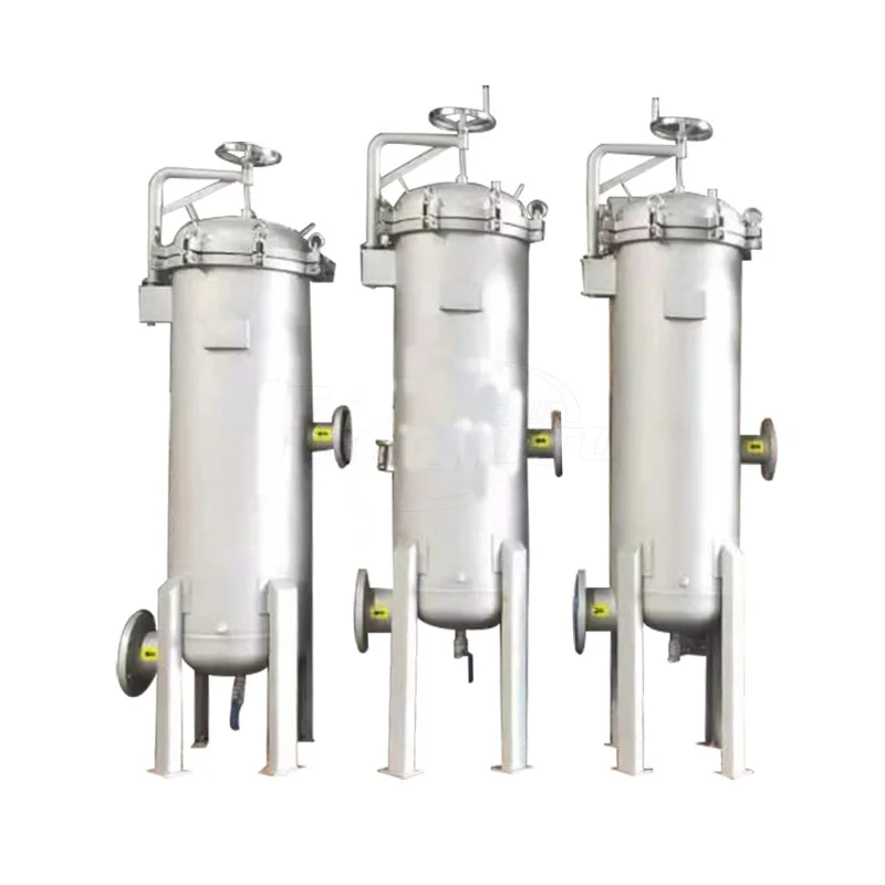 304 stainless steel filter housing is used to filter well water and dirty water as a large flow precision filter
