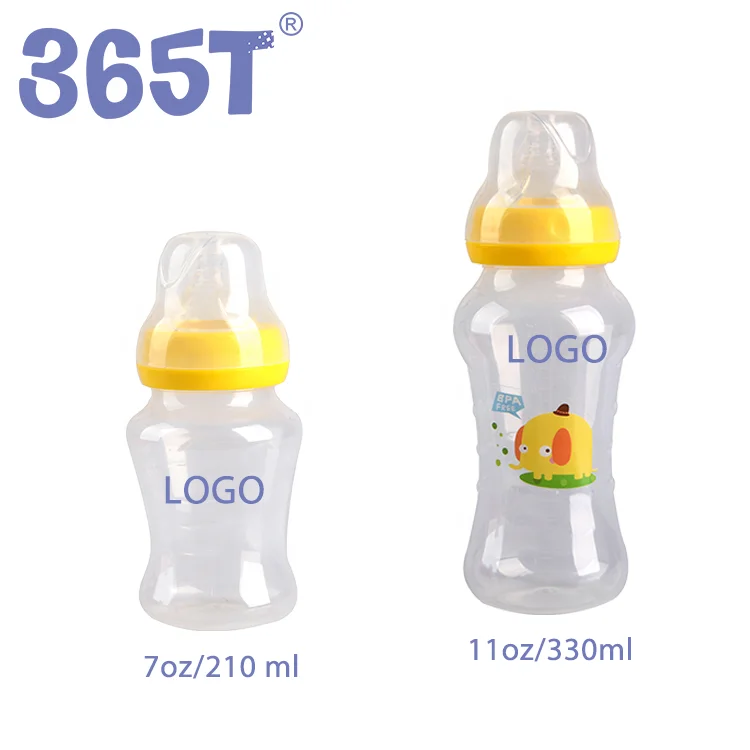 Factory Direct Sales OEM ODM Cheap Customize BPA Free Wide Neck Baby Feeding Bottle
