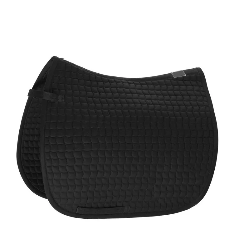 Customized Logo Equestrian Competition Skin Friendly Quilted Horse Saddle Pad For Horse Riding