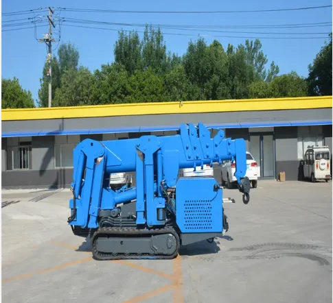 Mini-Spinne Raupenkran Aufzug Hebevorhang Glaswand Aufzug 8T Kleiner Spider-Kran