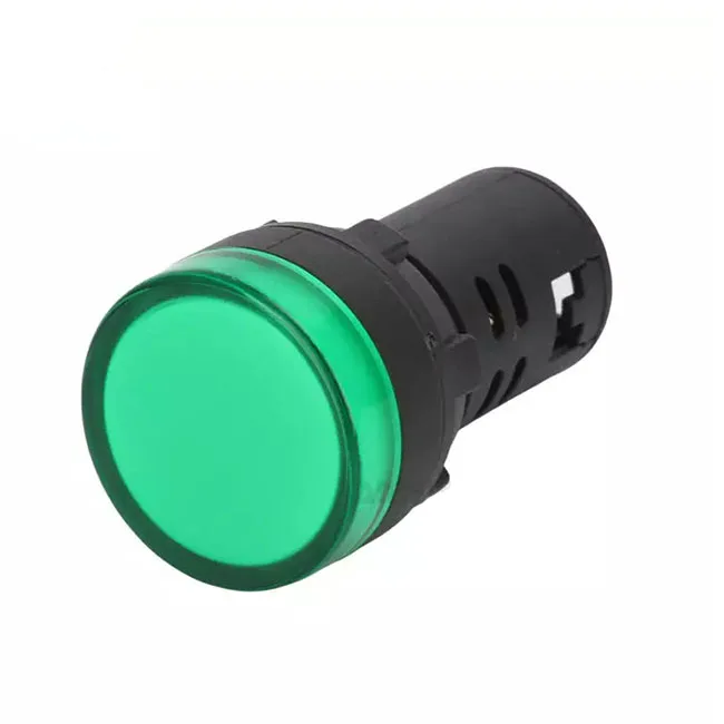 AD16-16DS High Brightness Led Indicator Light 16mm 1W 24V White Red Green Blue Orange LED Signal Lamp for Industrial Equipment