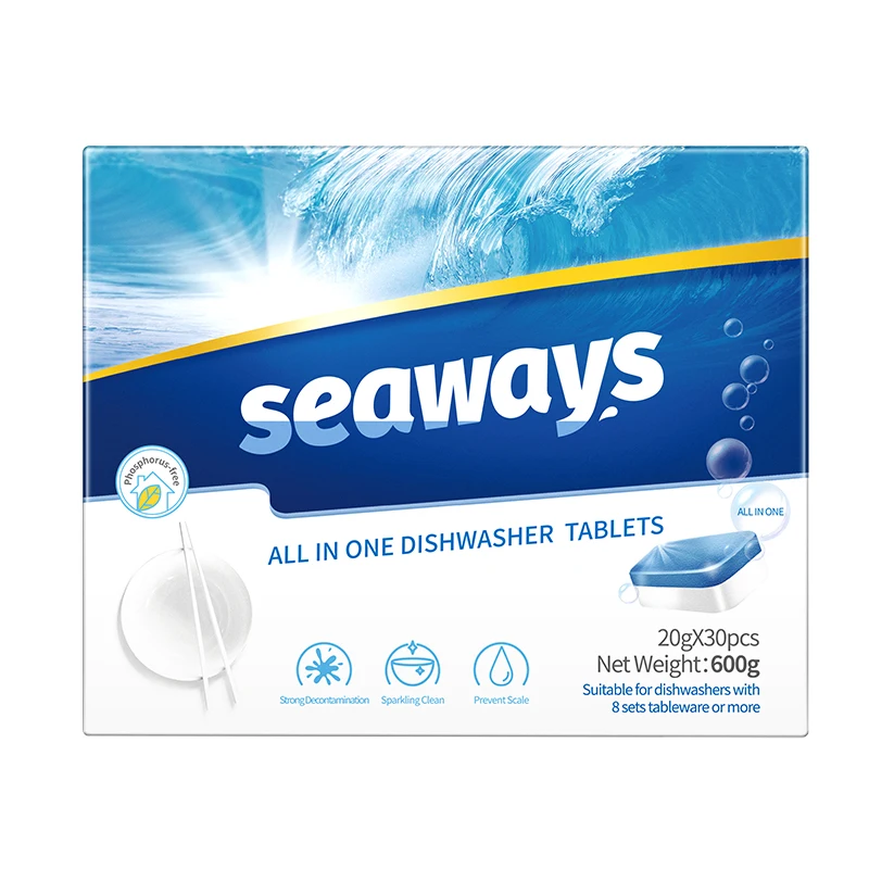 Fresh scent eco-friendly dishwasher tablets dishwashing machine detergent tablets dishwashing tablet
