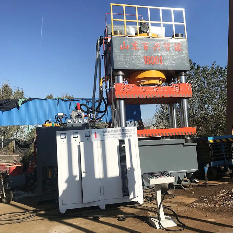 1800 ton hot forging machine hydraulic press for elevator counterweight production