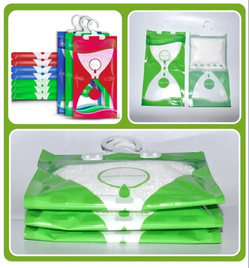 Moisture Absorbing hanging Bag Dehumidifier home Bags Packaging For Cabinet Closet Home