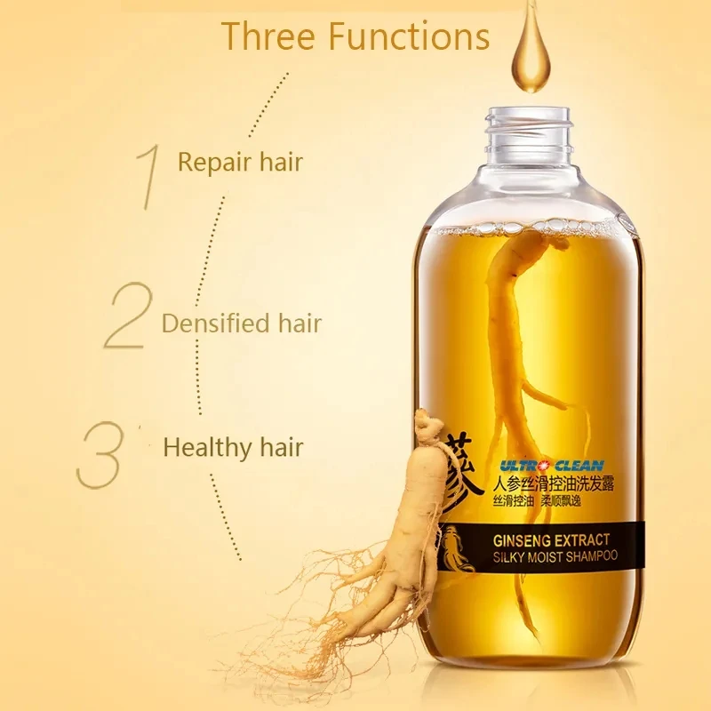 Hair Growth Anti Loss Thinning Ginseng Shampoo Conditioner For Hair Loss