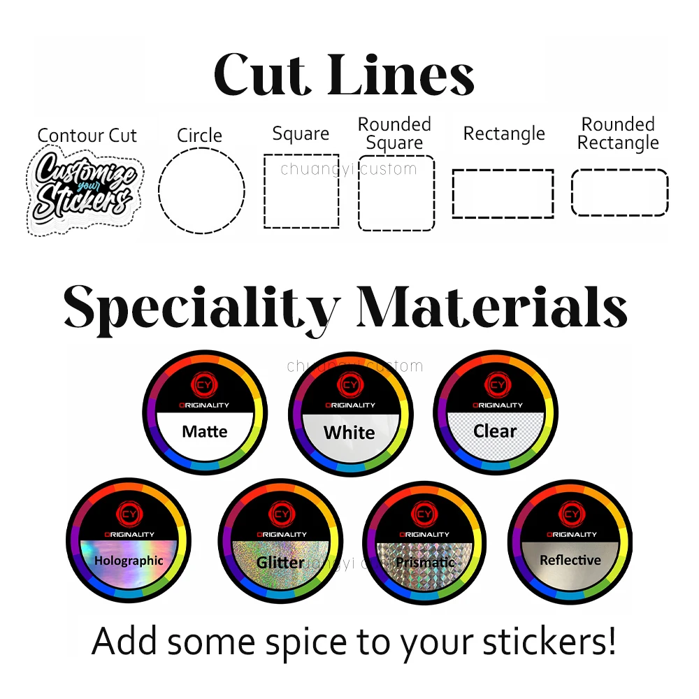 Paper Thank You U Label Sticker Roll for Your Order Stickers Custom Logo Big Sealing Brown Waterproof Vinyl Adhesive Sticker CMD