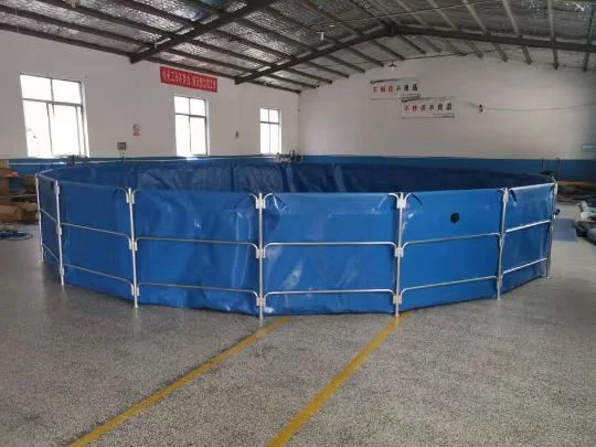 YRH Factory PE PVC Liner Geomembrane 100% Virgin Material Plastic Fish Farming Tank Shrimp Circular Farm Pools