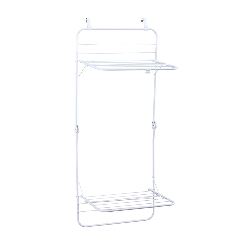 Factory Price Wall Mounted Airer Folding Balcony Clothes Drying Rack Hanging Laundry Rack Over the Door Rack Hanger