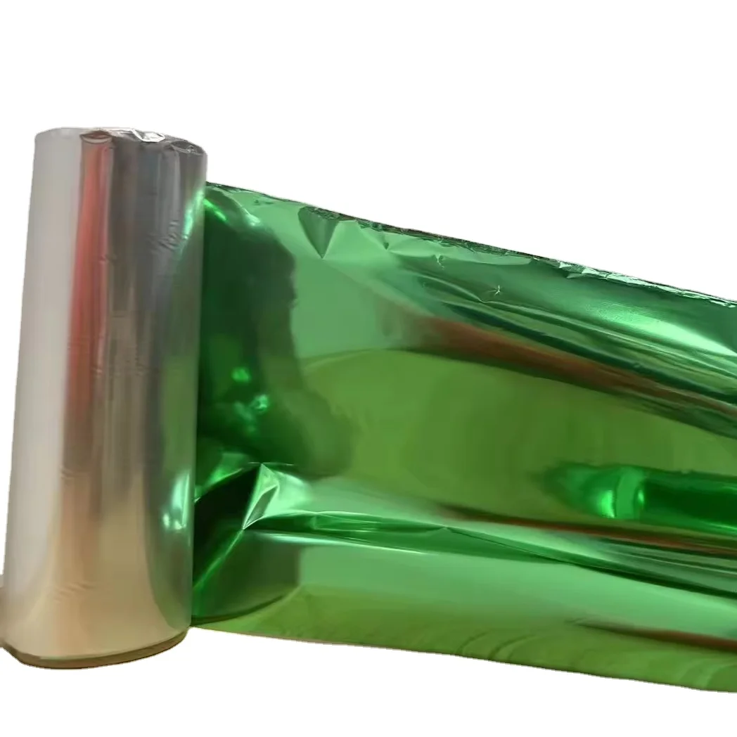 metallic green TTR for printing halal labels mirror green