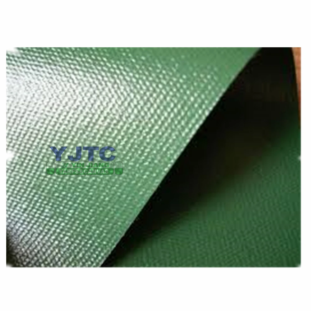 Waterproof PVC Vinyl Tarp Cargo Utility Trailer Cover Green Tarpaulin
