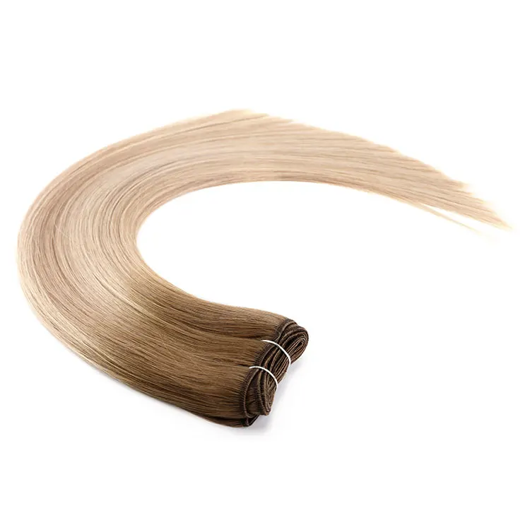 Wholesale  Russian Remy Hair Extensions Double Drawn Hair Weft