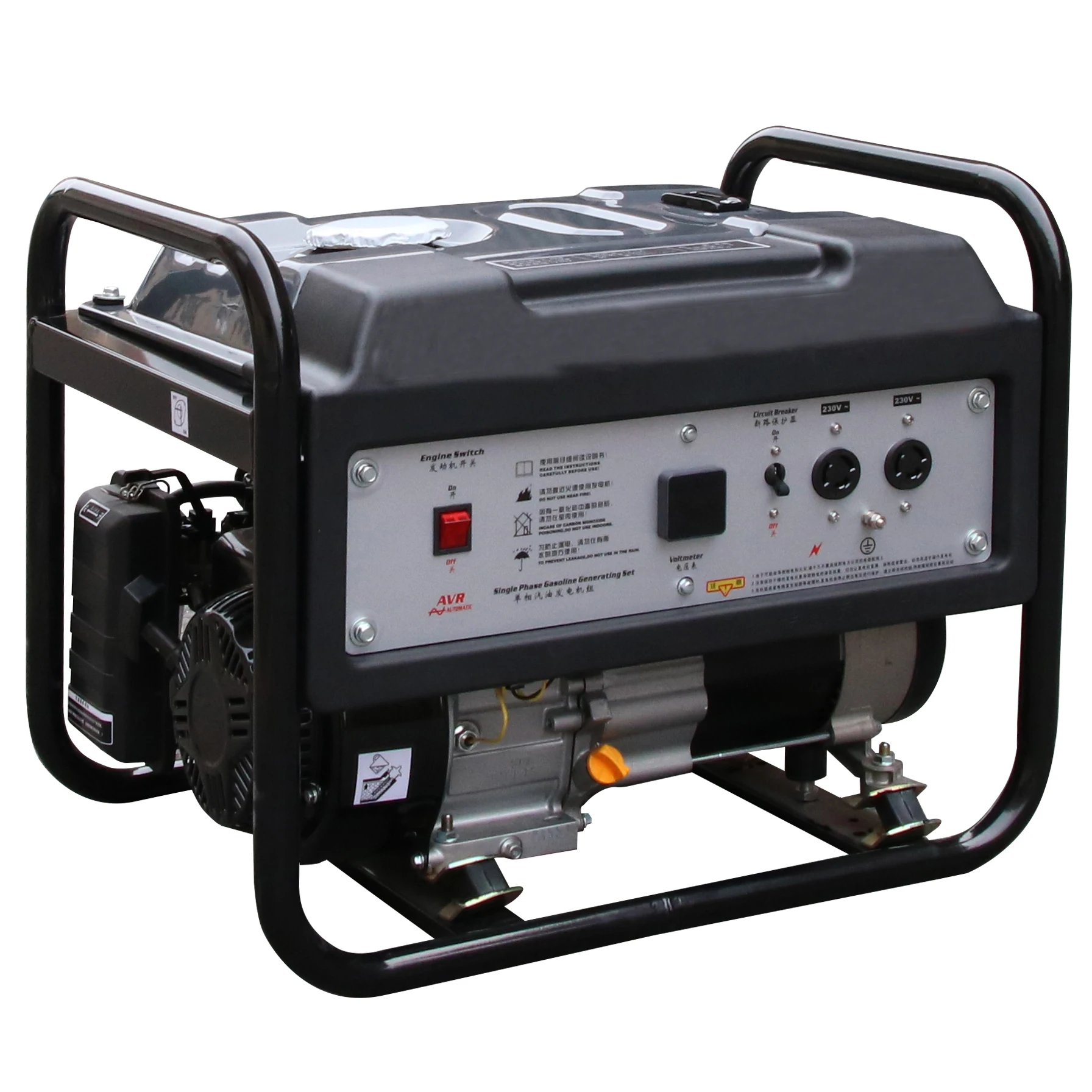 Open model 4kW 5kW gasoline generator for 110v 220v 230v 240v spare power