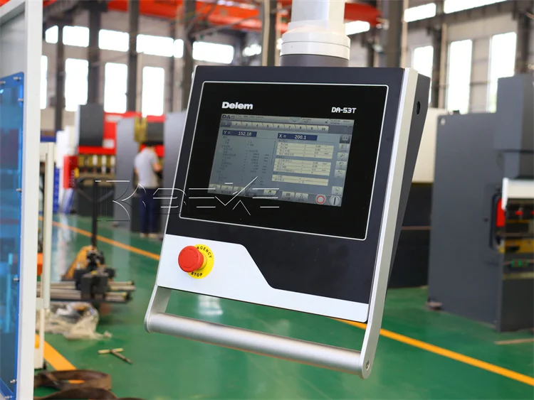 170t3200 good price  hydraulic CNC Press Brake da53t  4 axis  Hydraulic and Manual Lift Backgauge Fingers