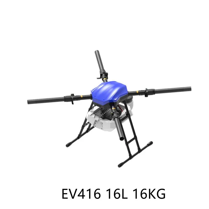 JIS 4-axis EV416 16L/16KG intelligent agricultural plant protection machine spraying drone folding frame and water tank