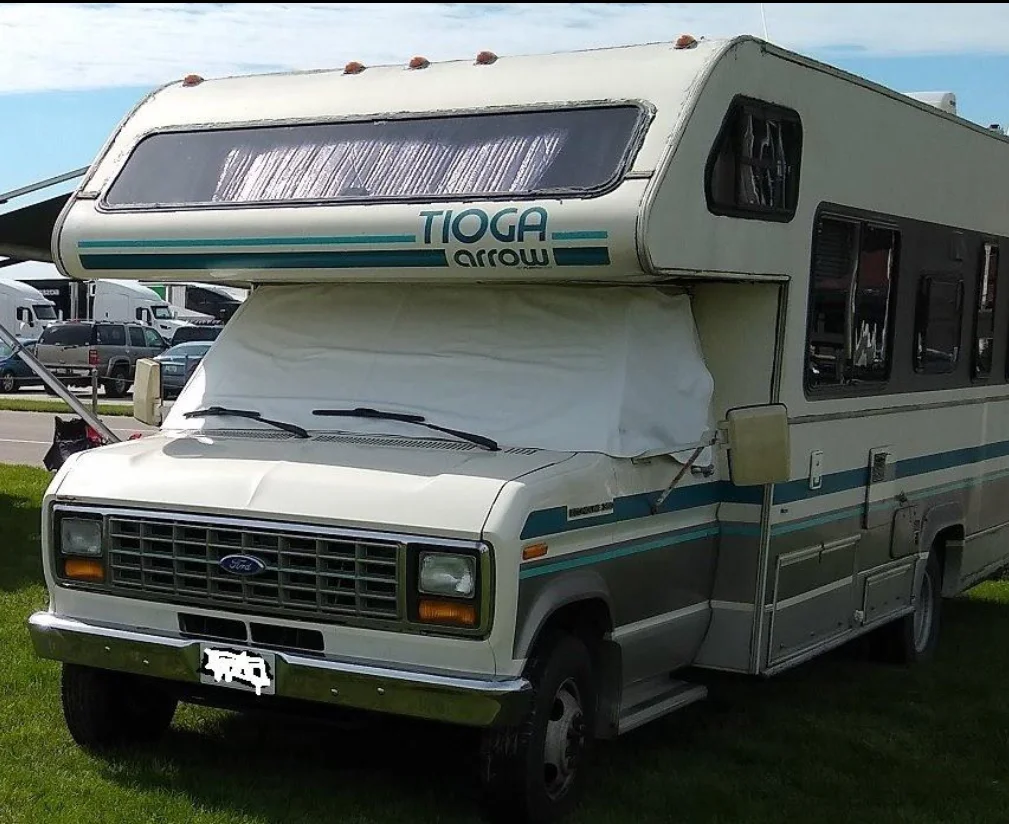 Солнцезащитный козырек для лобового стекла RVMATE RV класса C Ford 1997-2020 водонепроницаемая крышка на лобовое стекло автофургона чехол переднее окно