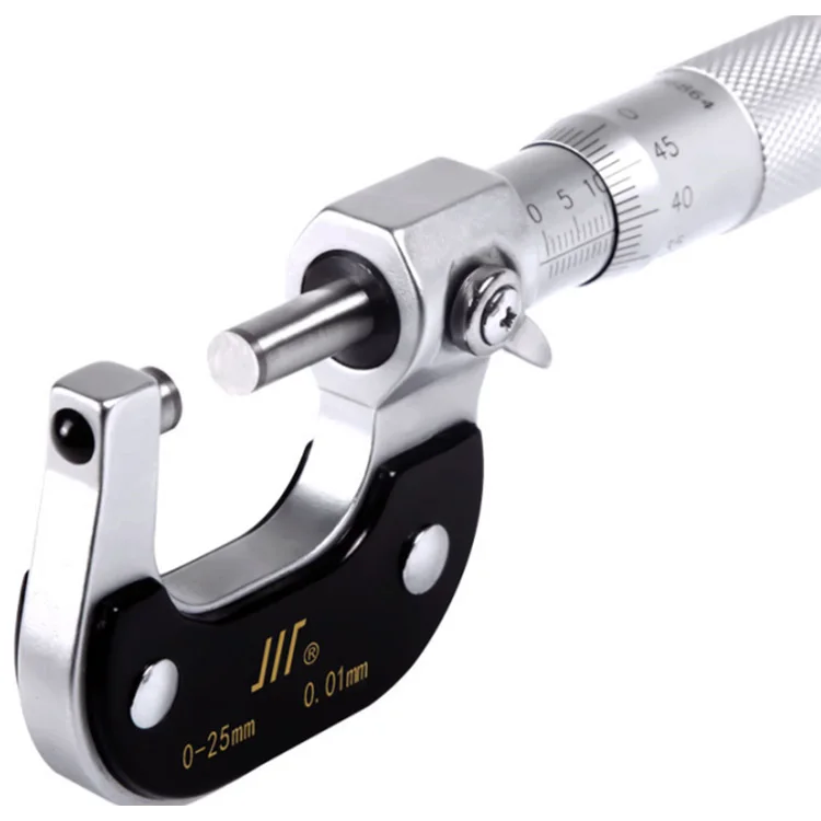 External Micrometer Dark Chrome Plating Outside Micrometers In Sets Micrometer