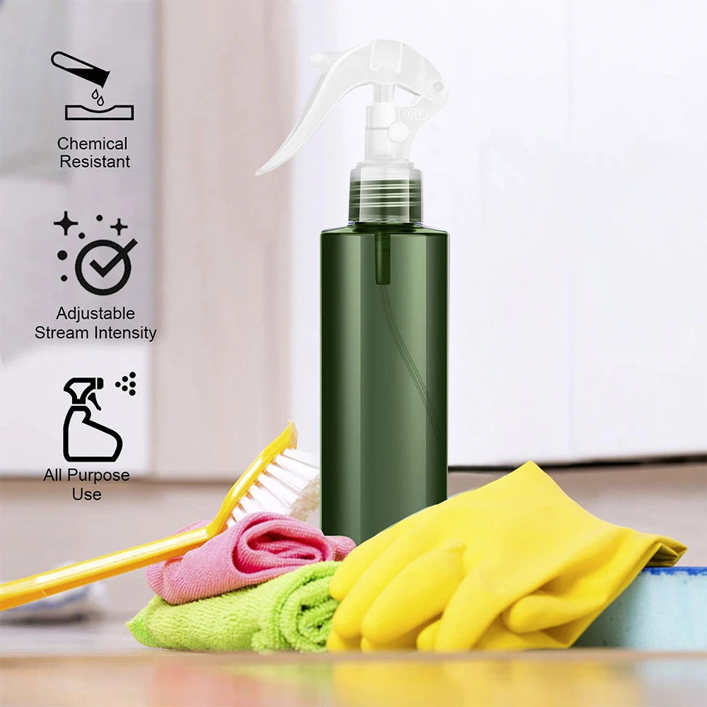 Refillable PET Spray Bottles 250 ml Custom Color Transparent Trigger Pump For  air fresher  Bottles Plastic Perfume Spray Bottle