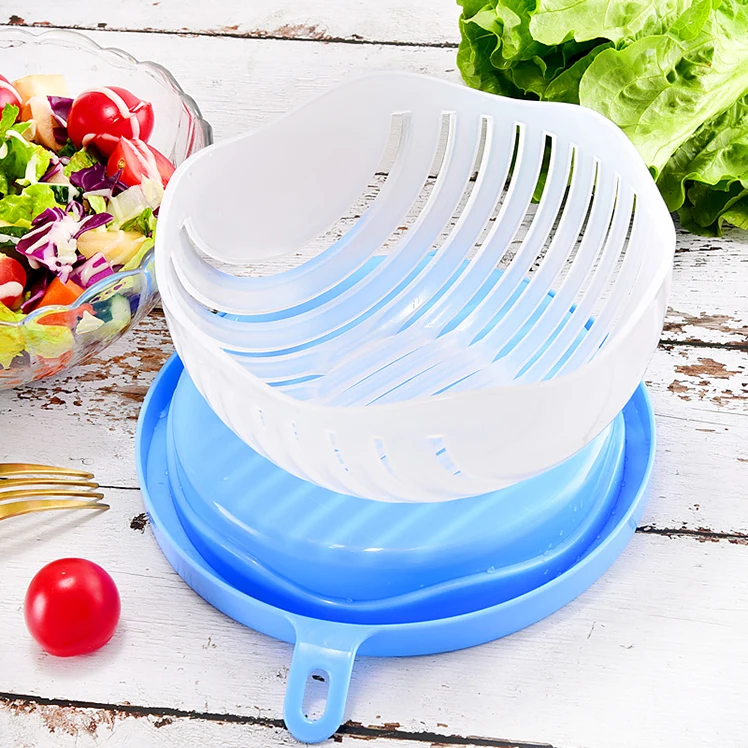
Eco Friendly kitchen tools salad maker salad bowl Salad Slicer Cutter Bowl 