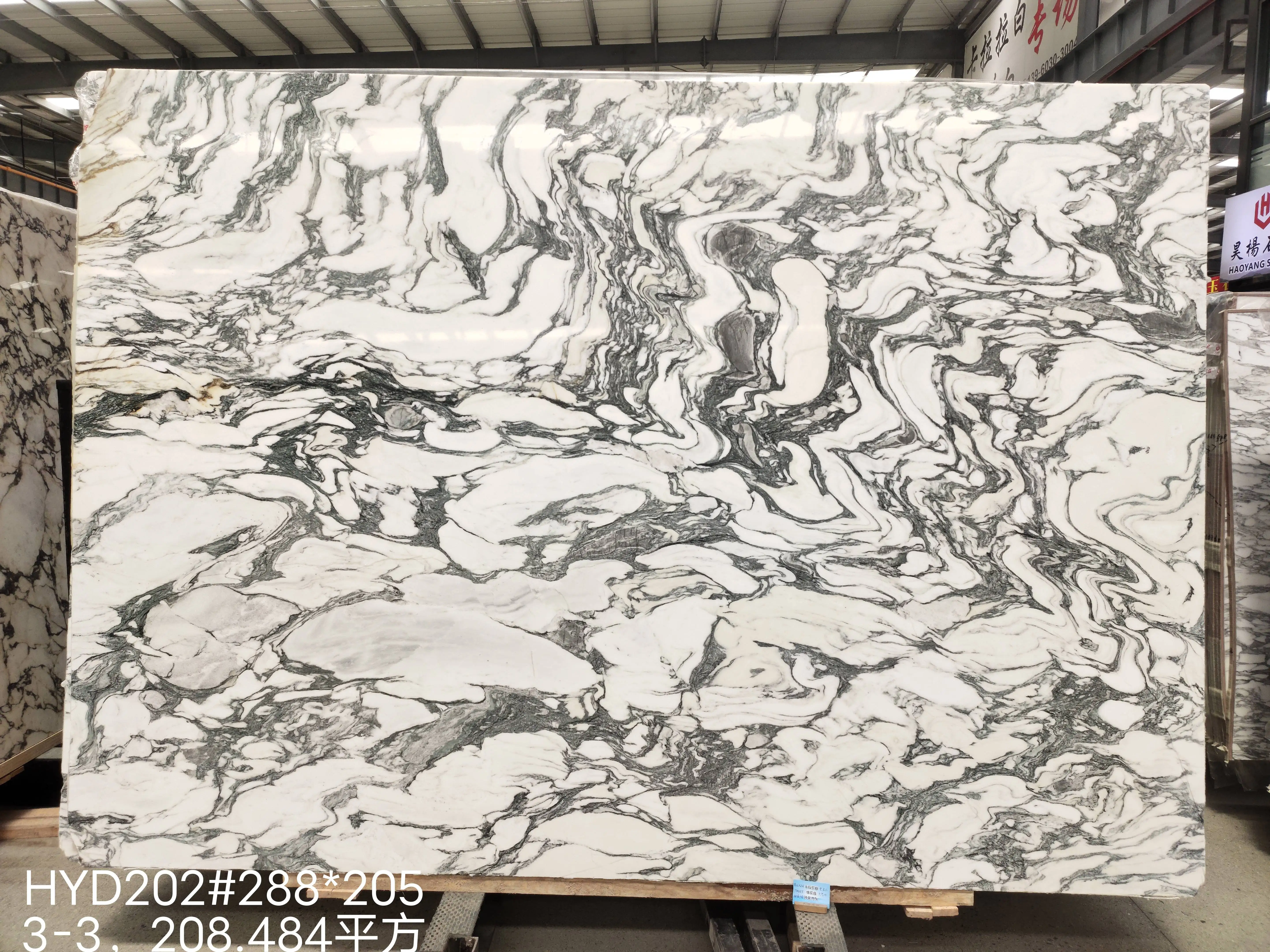 Huaxu marble slabs Arabescato normal Venato marble slabs for wall natural stone hotel villa and high building balustrades