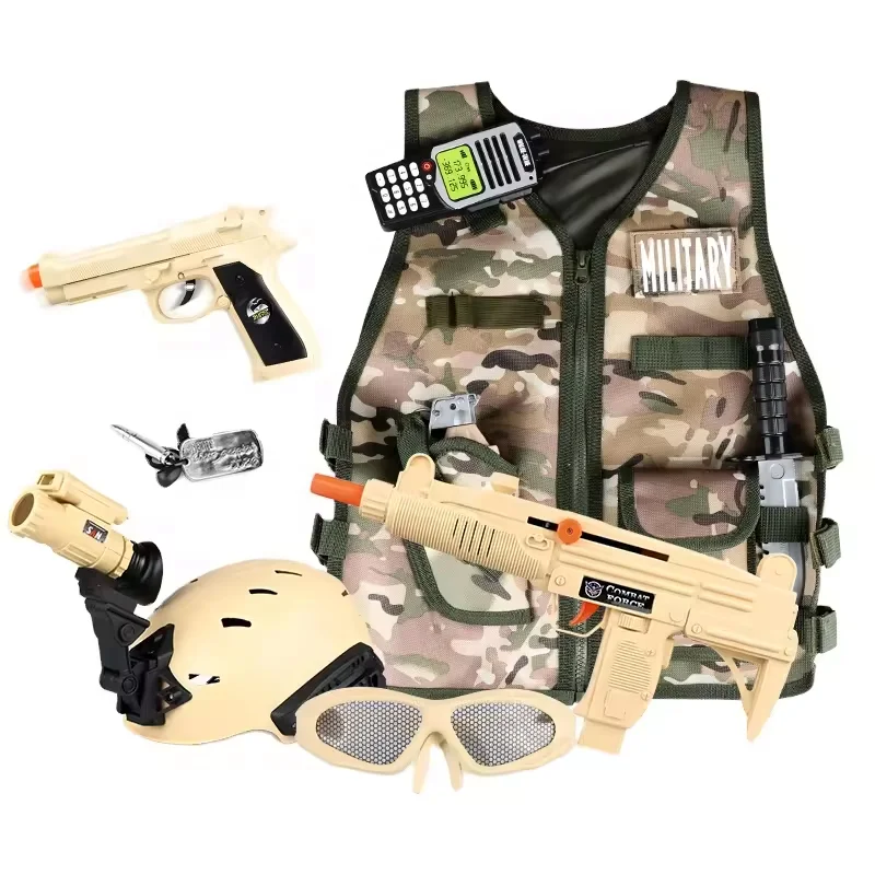 Toyhome Factory Direct Role Play Toy Set Plastic Army Toy Set Military Education Pretend Play Set Army Toys For Kids