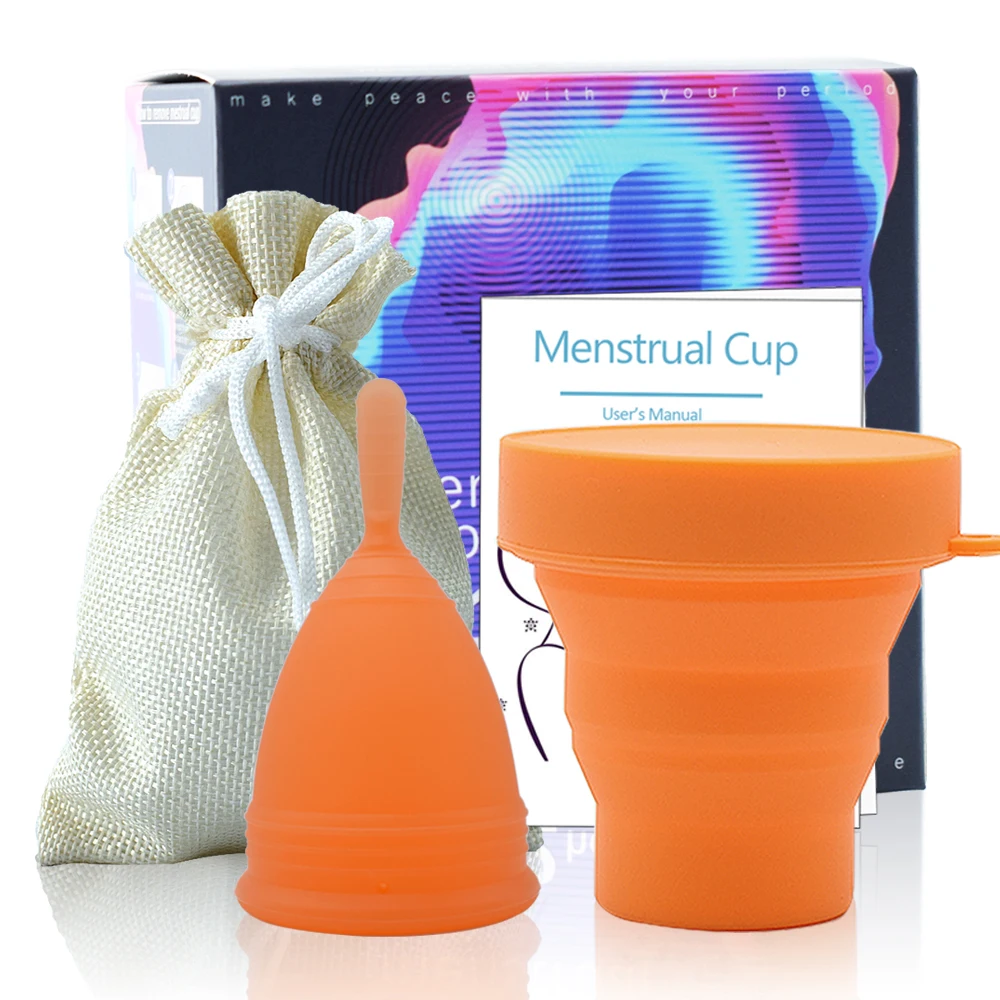 OEM 100% медицинский силиконовый многоразовый Менструальный Кубок Copa менструальные Сертификаты доступны сертификаты ROSH Fr