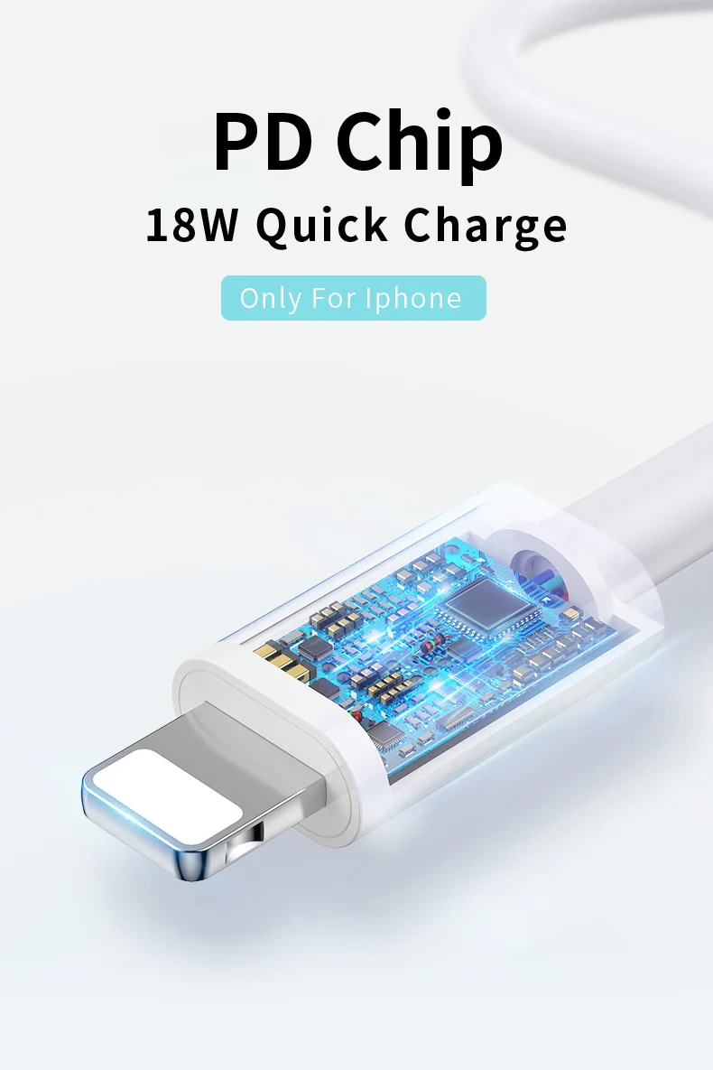 konfulon 2023 Best Selling Products C2L PD 20W USB type C to Lighting Fast Charging Cable Data Wire battery for iP13 pro max