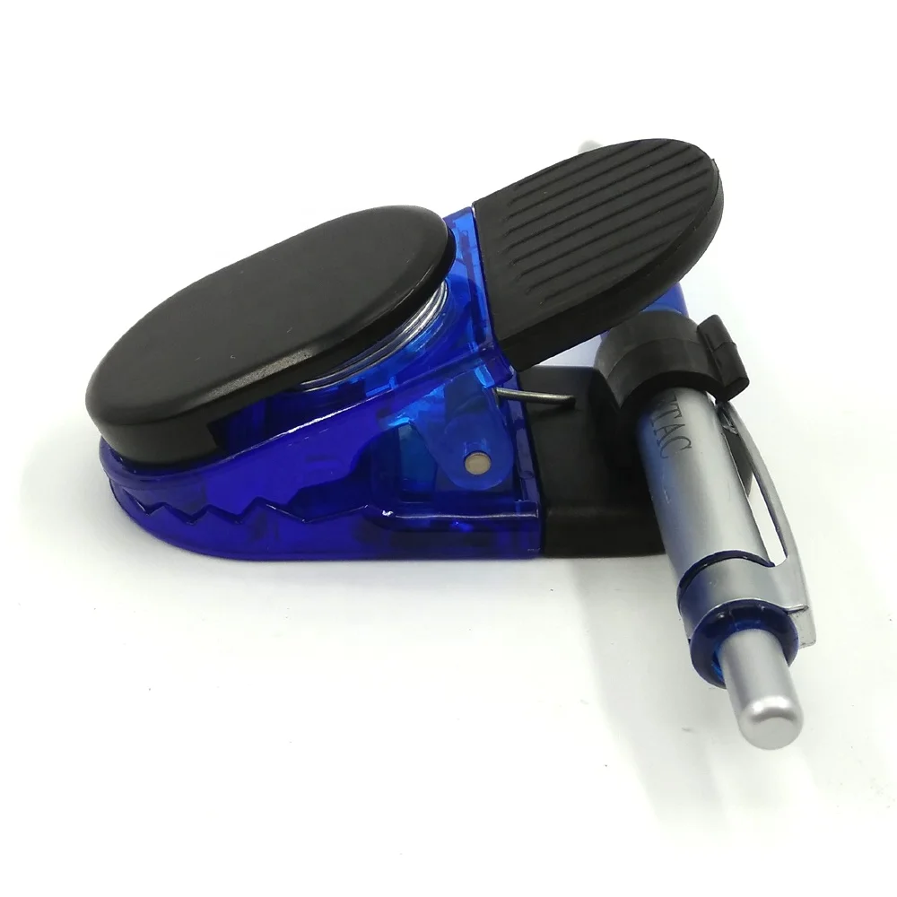
magnetic pen holder clip with memo notes holder 