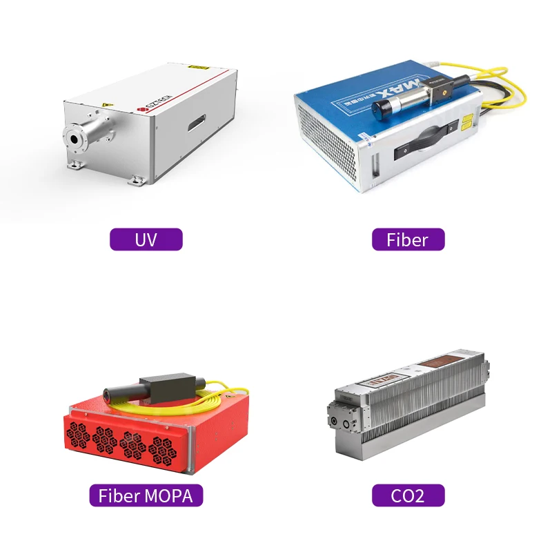 Fiber MOPA CO2 UV Laser Source IPG JPT Raycus CRD Spare Part Replace Laser Marking Engraving Cleaning Welding Cutting Machine