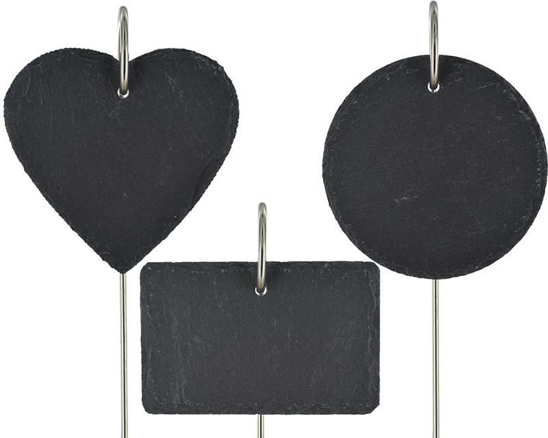 Personalized Pet Memorial Garden Slate and Hook, Dog Memorial Gifts Garden ,Slate Plant Sign