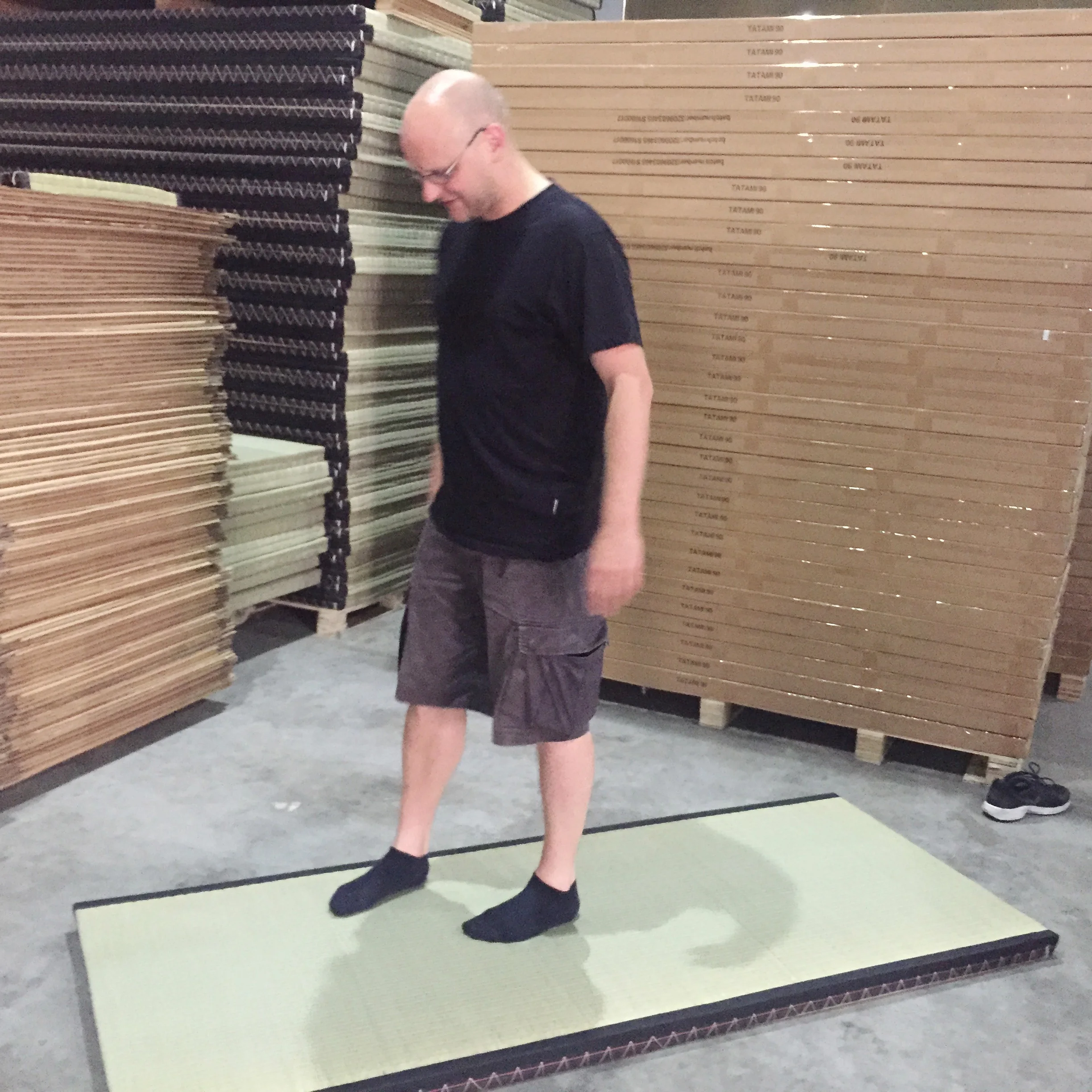 Traditional Coco and Linen filled tatami mat