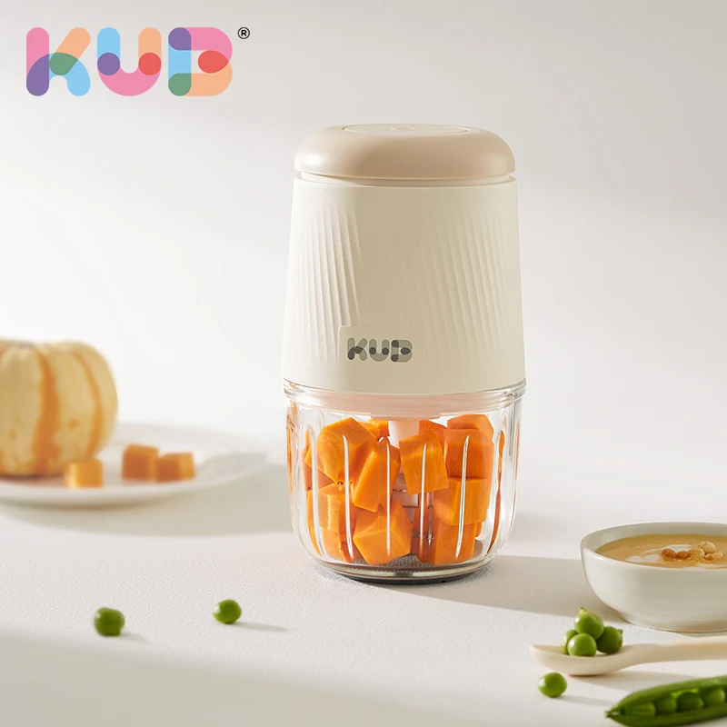 KUB Baby Food Maker Puree Blender 200w 316 Stainless Steel 6 Layer 8 Blade Baby Food Processor Set for Fruit, Vegetable, Meat