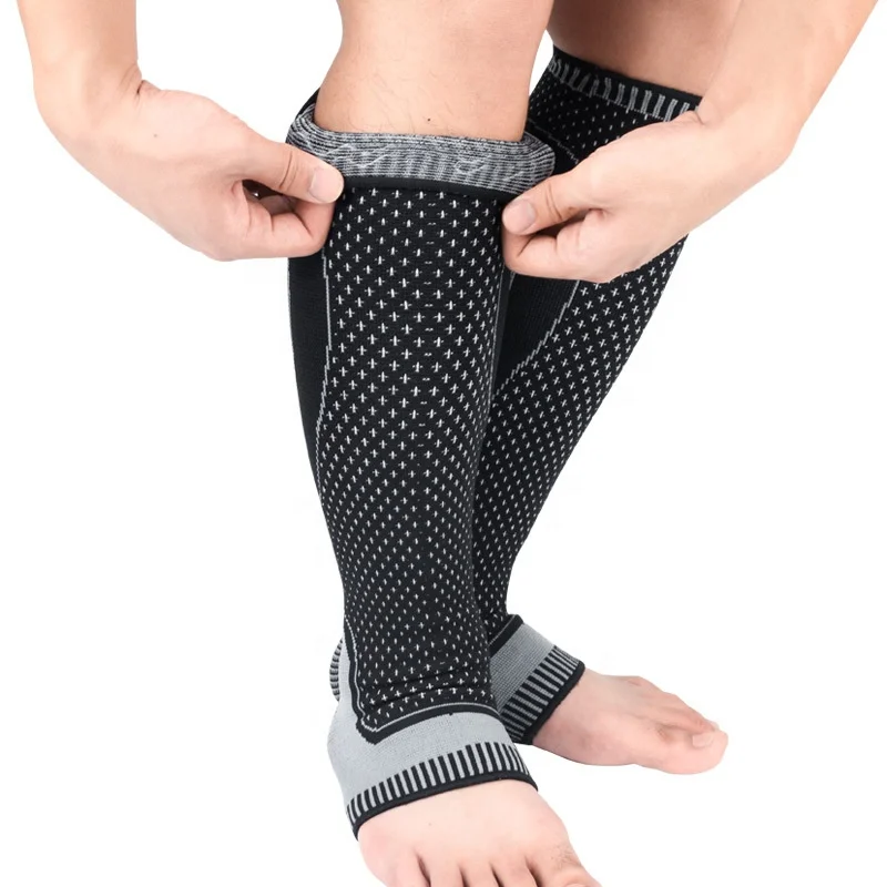 Compression Therapy Calf Sleeve Non Slip For Shin Splint And Running