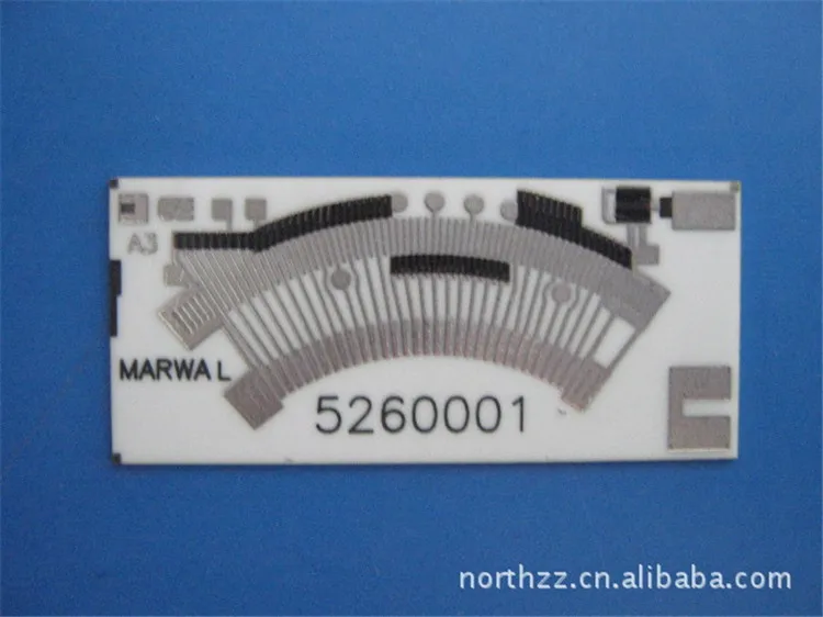 Automobile High Frequency oil level resistance board 3-20um 0.20MM min hole Ceramic Microwave RF cricuit board 1-4 layer PCB