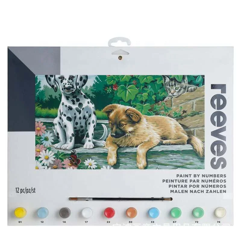 popular sale joy play hand painting kit paint by numbers kids