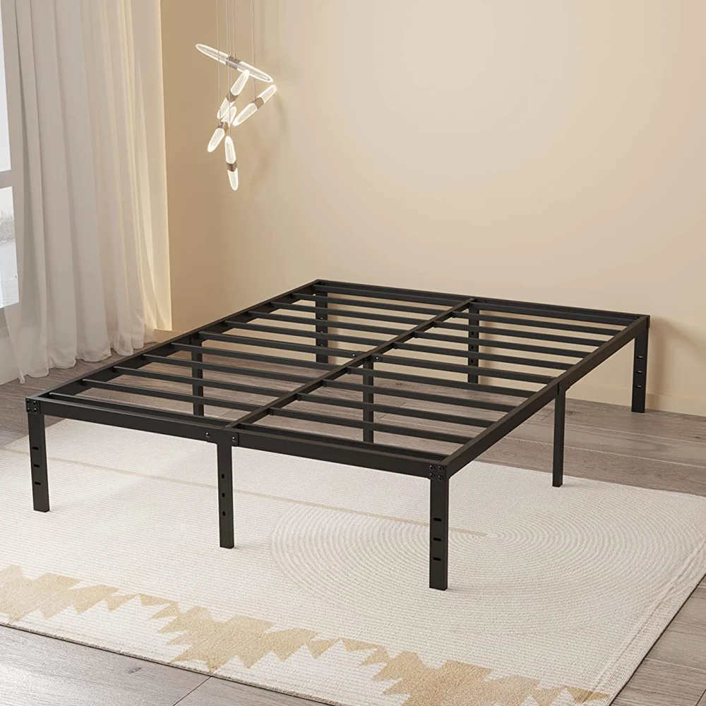 WEKIS US Seller Home Hotel Modern Double Bed Frame With Headboard Super King Single Low Tall Stainless Steel Bed Frame