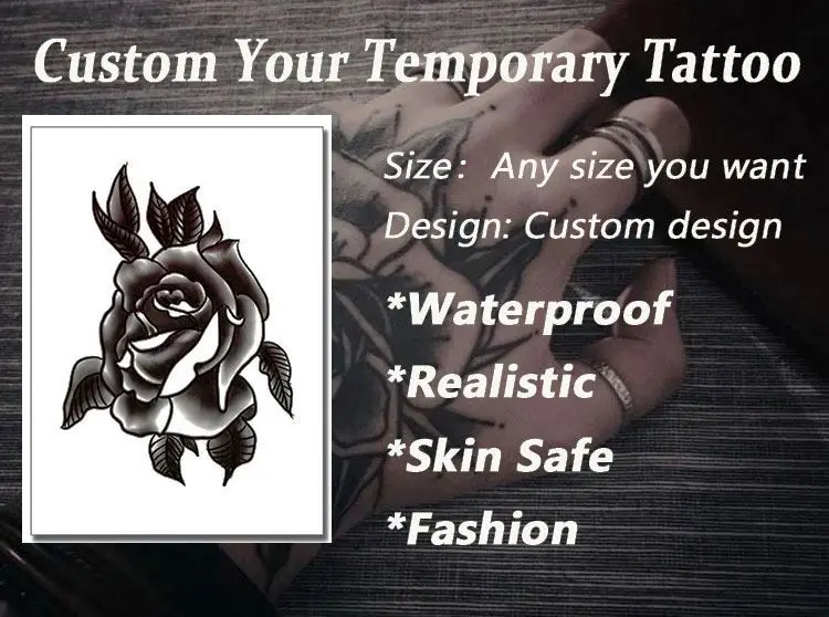 Fast Delivery Temporary Hands And Fingers Tattoos Party Favors Gift Disposable Easy To Use Tatoo