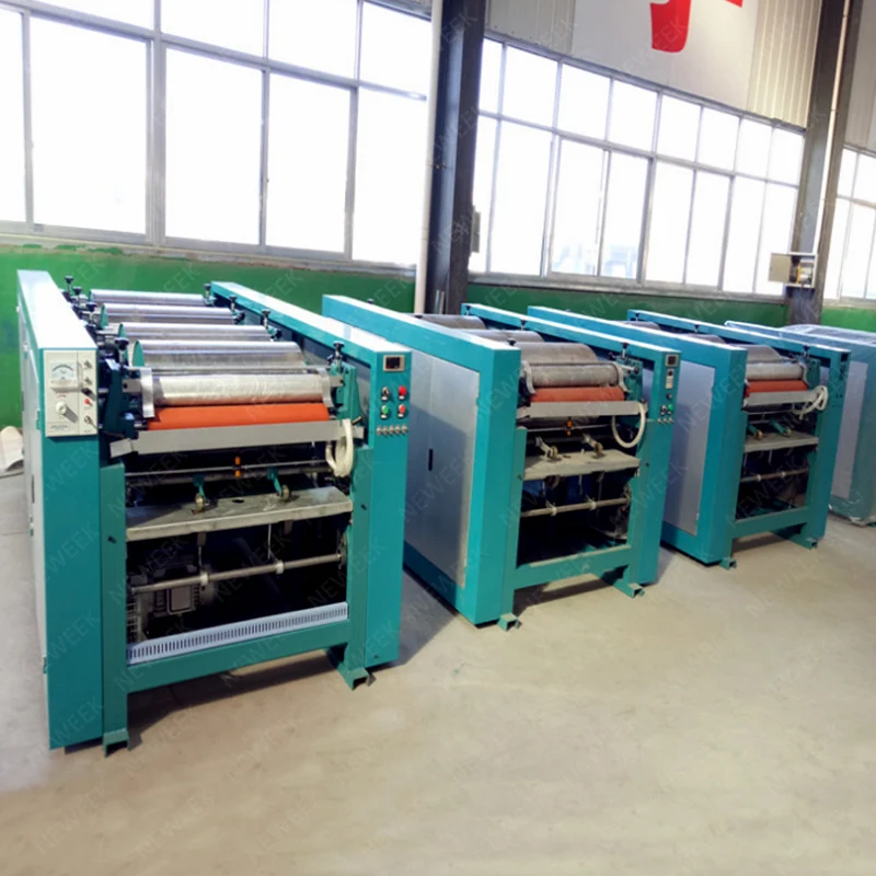 NEWEEK woven bag printer flexo printing 4 color automatic non woven jute bag offset printing machine