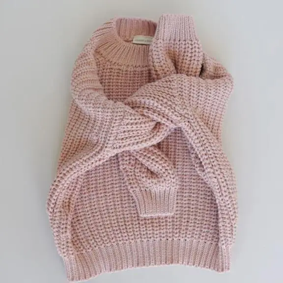 
lyc-4179 Winter Toddler Kids boys Clothes Baby Girl Pullover Cotton Children Knited Solid Long Sleeves Tops Sweater Outwears 