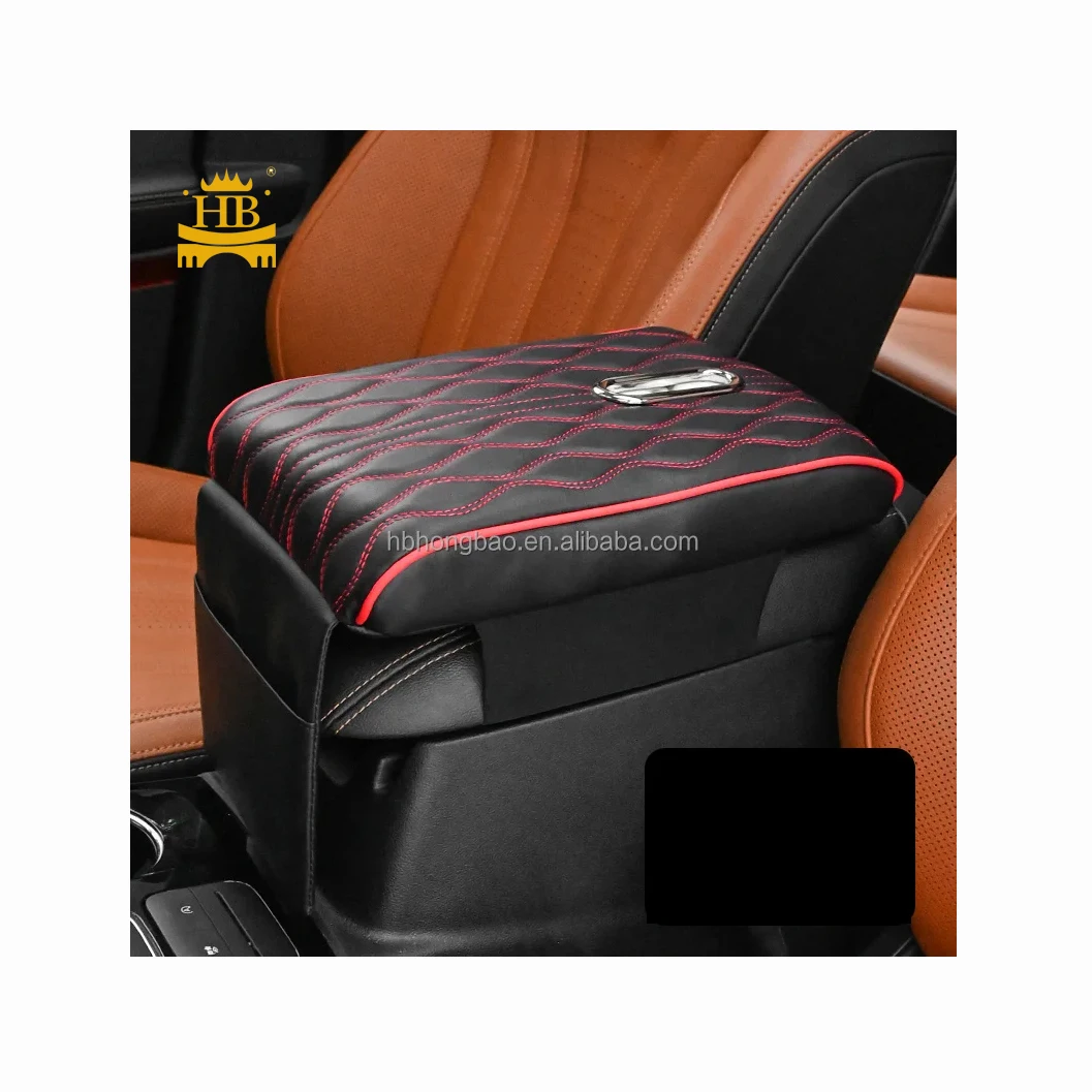 Car storage box high quality leather armrest bag hot sale car interior accessories