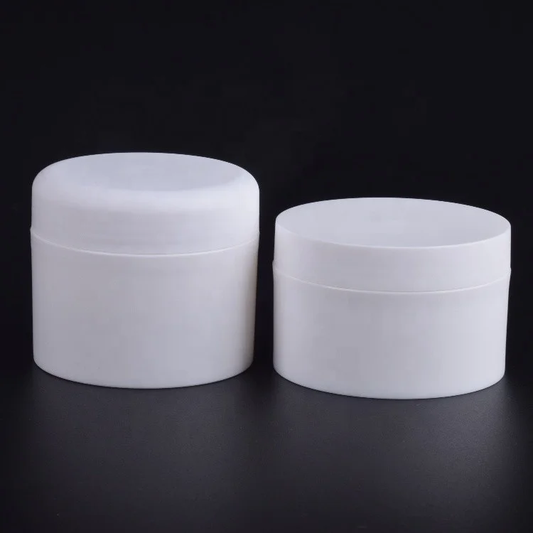20g 50g 100g 150g 250g white cosmetic jars plastic 100ml pp cream body jars cosmetic containers