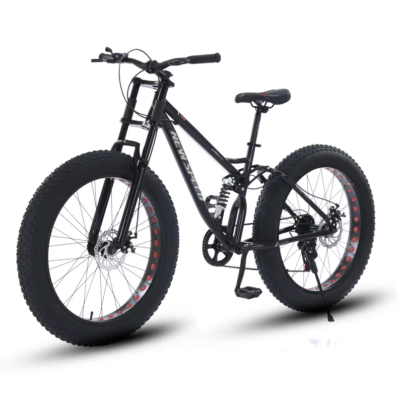 hot sale  26 inch big wheels MTB Fat tire beach snow bicycle High Quality 24 speed full suspension mountain bike