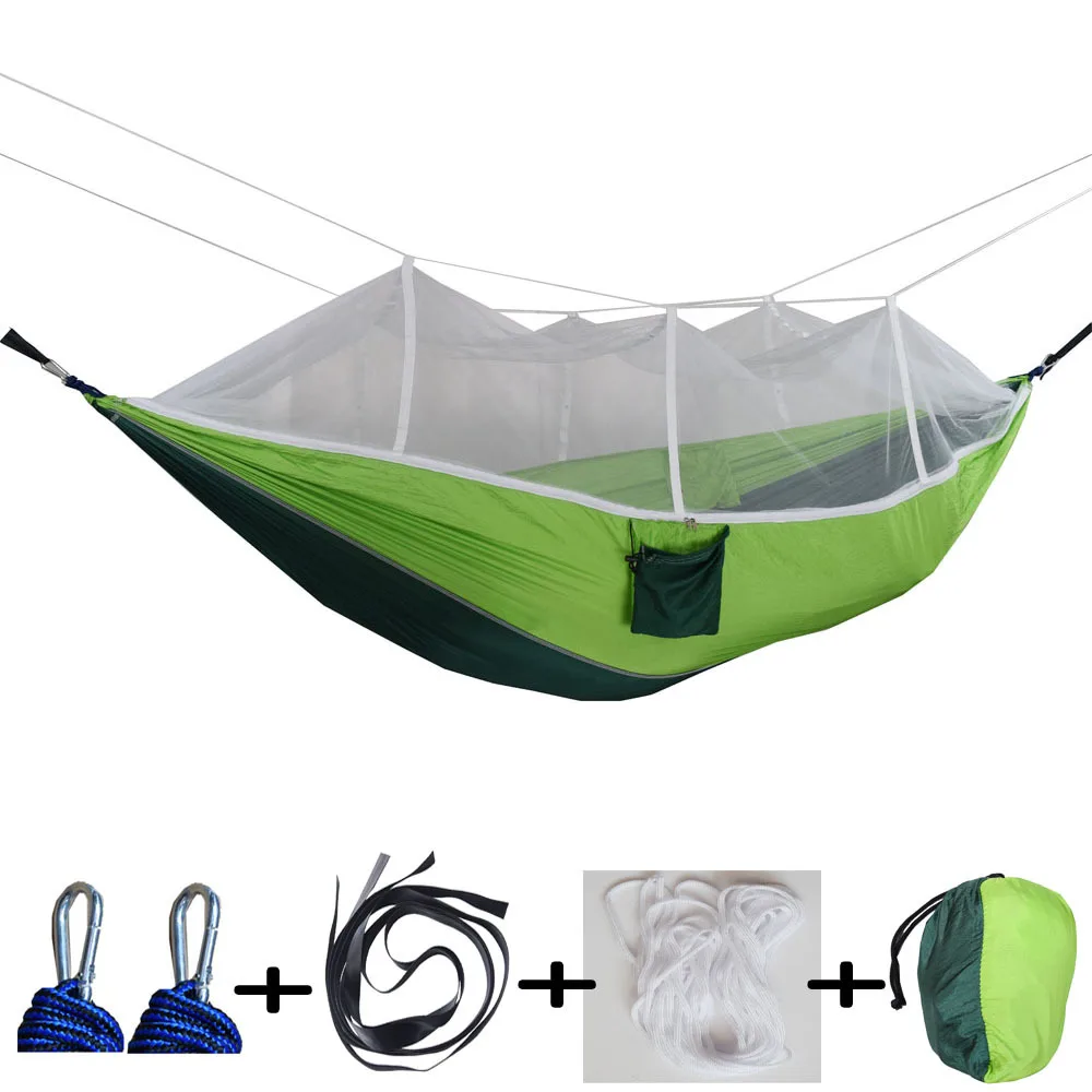 New Camping Hammock with Mosquito Net Outdoor Hiking Traveling Hammock Tent